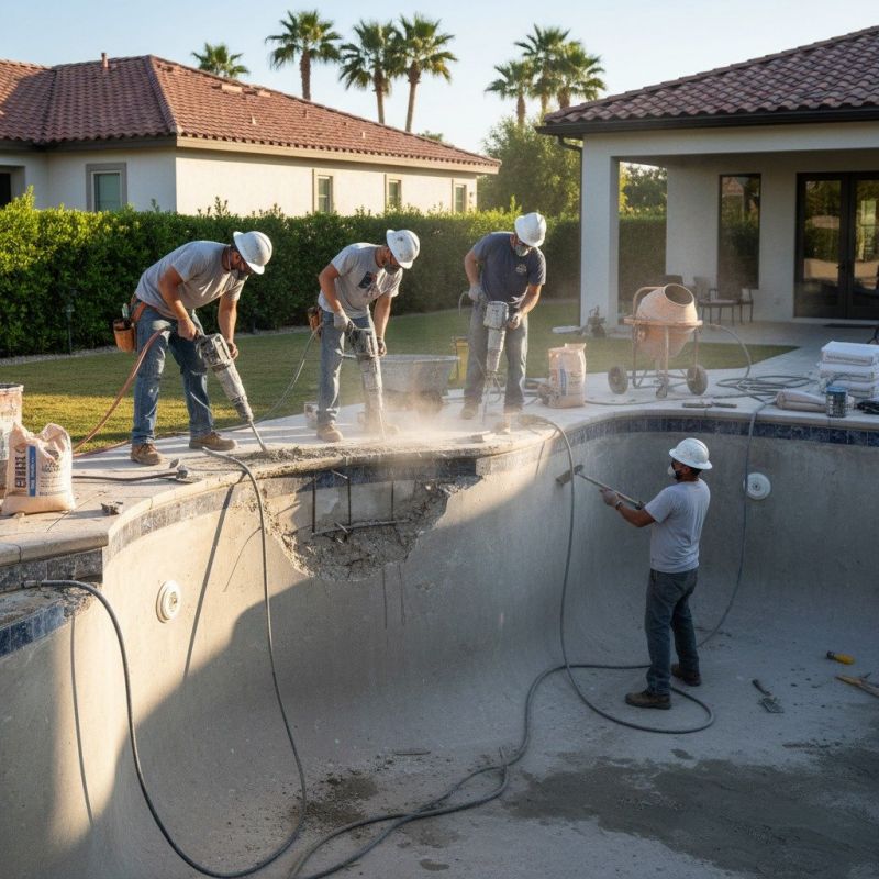 Gunite Pool Installation