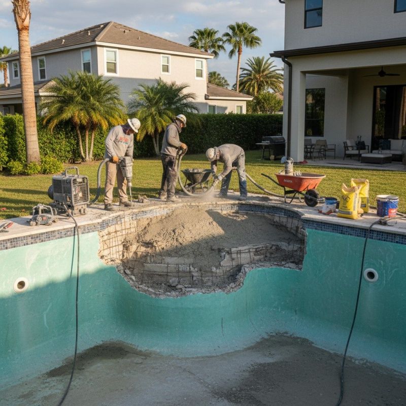 Gunite Pool Installation