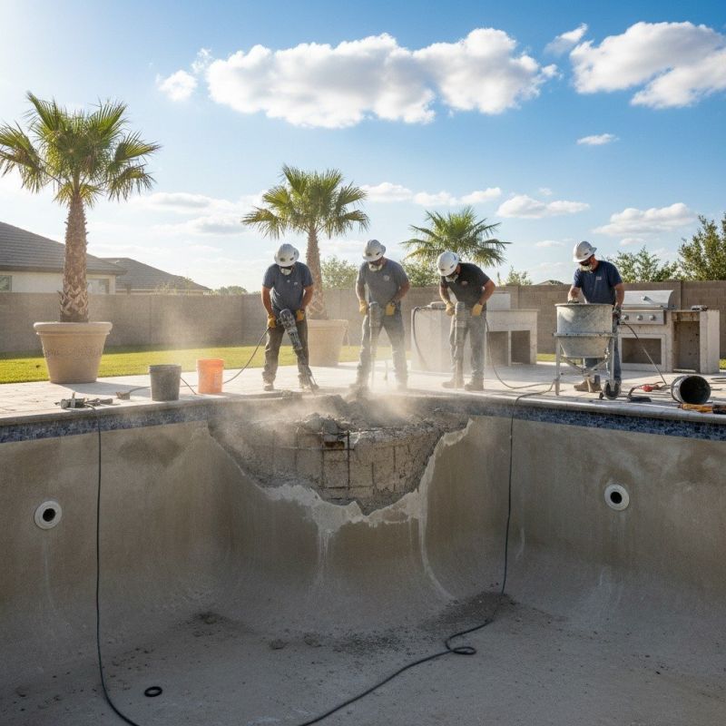 Gunite Pool Installation