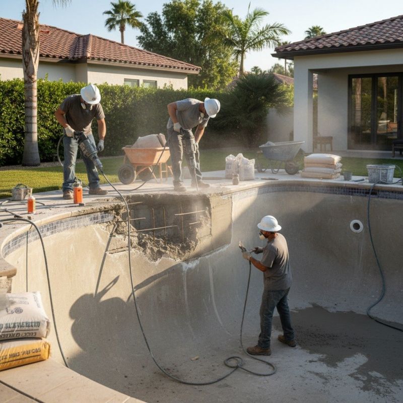 Gunite Pool Installation