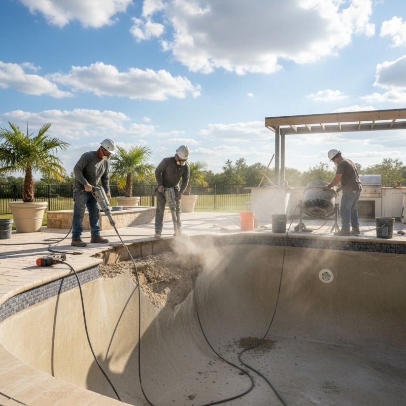 Gunite Pool Installation