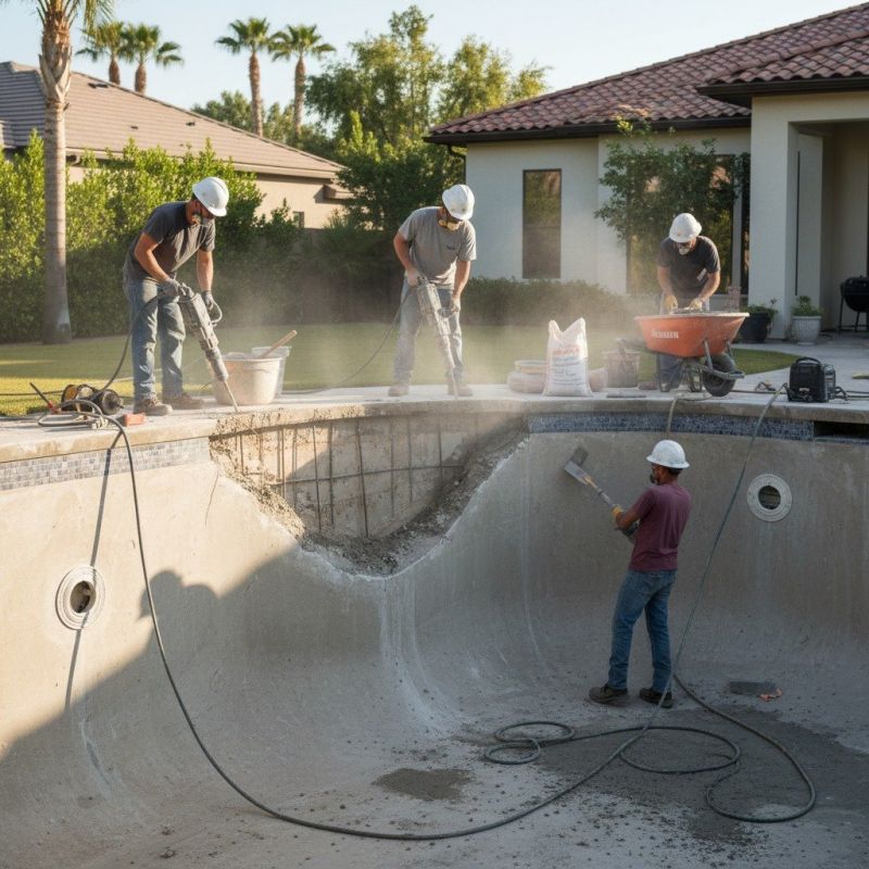 Gunite Pool Installation