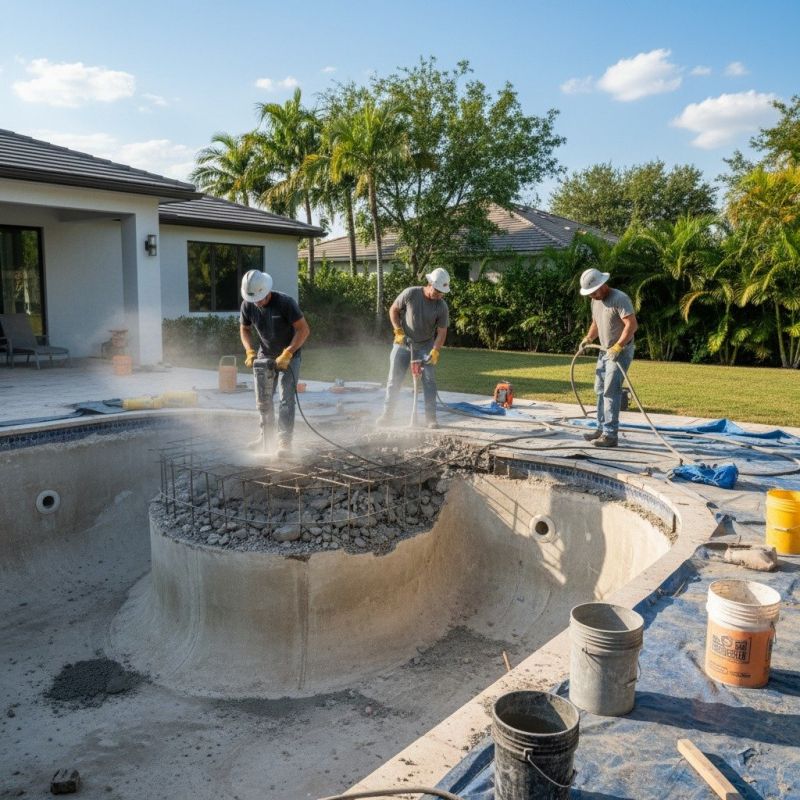 Gunite Pool Installation
